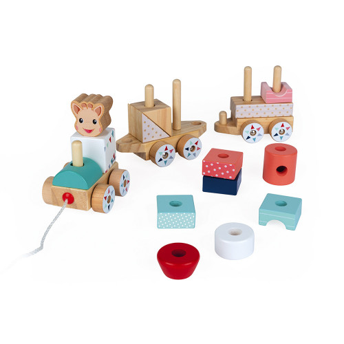 TREN MADERA JIRAFA SOPHIE - Imagen 2